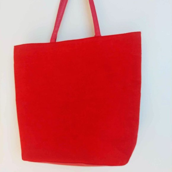 Red tote bag - Picture 3 of 4
